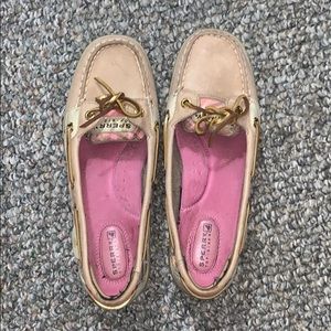 pink plaid sperry topsiders